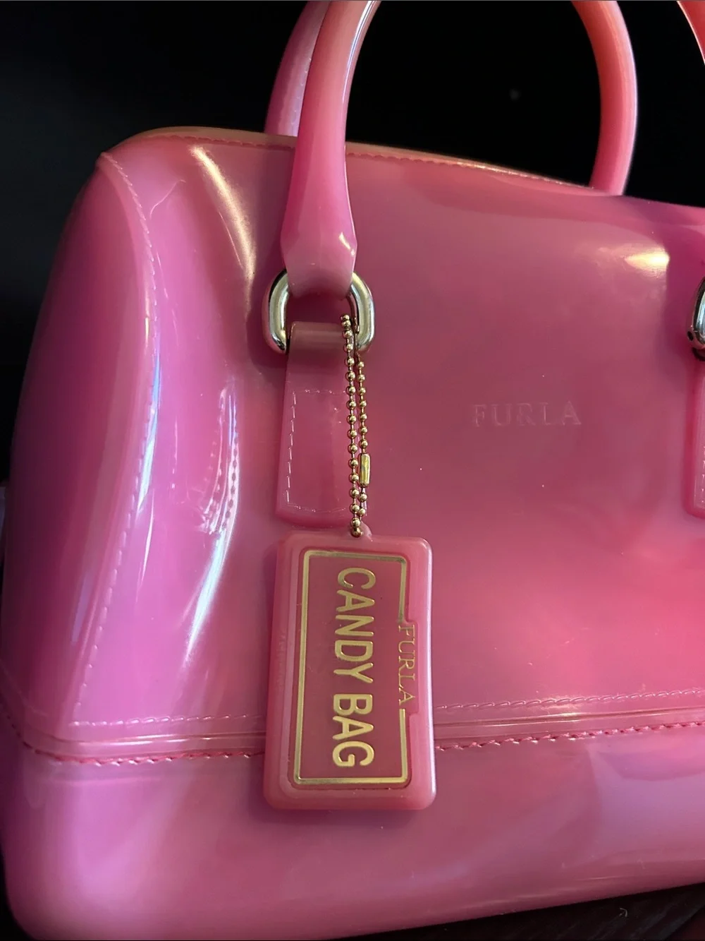Furla bright pink